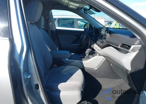 2021 Toyota Highlander Le z USA, uszkodzony, nr VIN 5TDZZRAH0MS050146